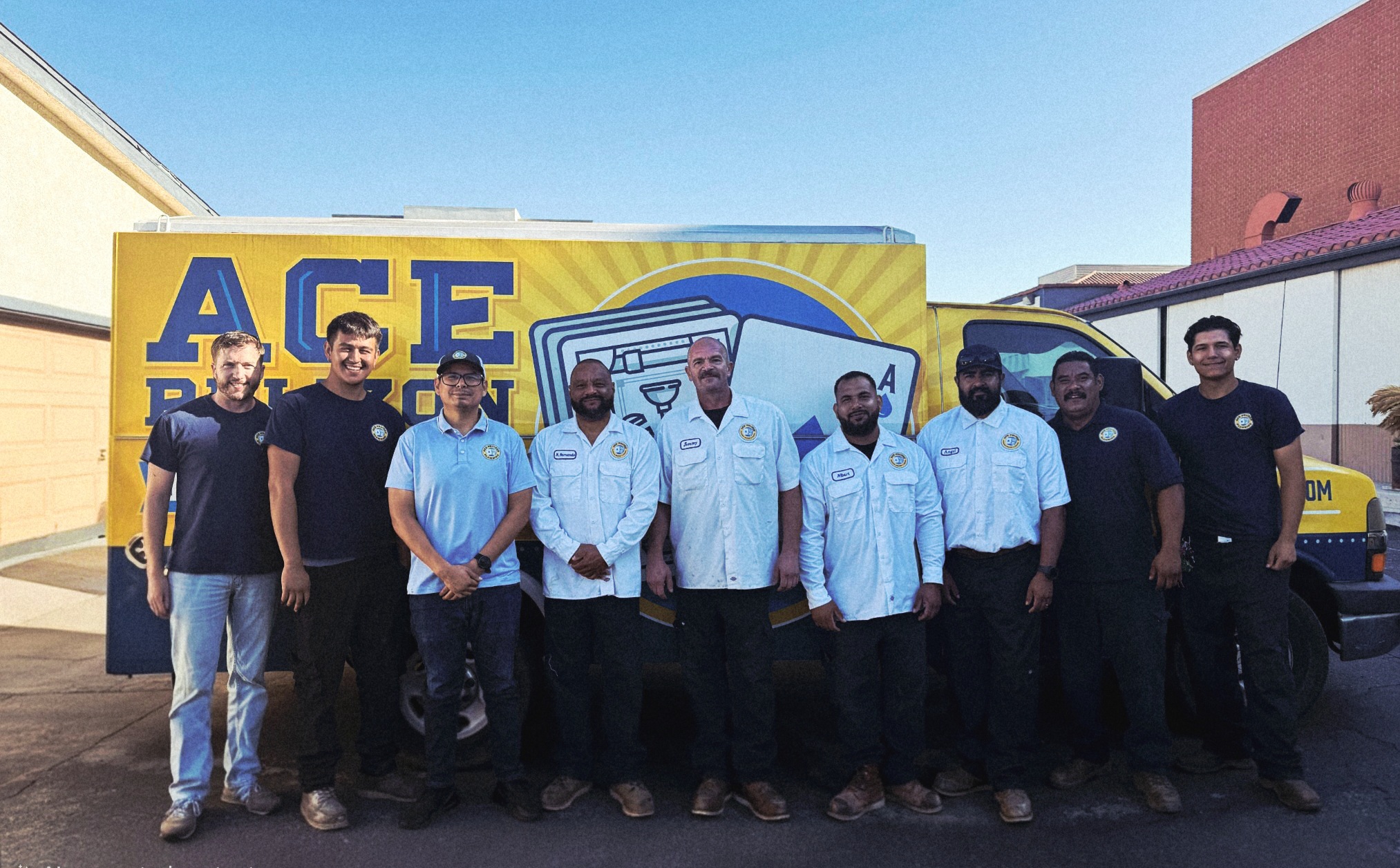Ace Pelizon Plumbing team in Covina, California