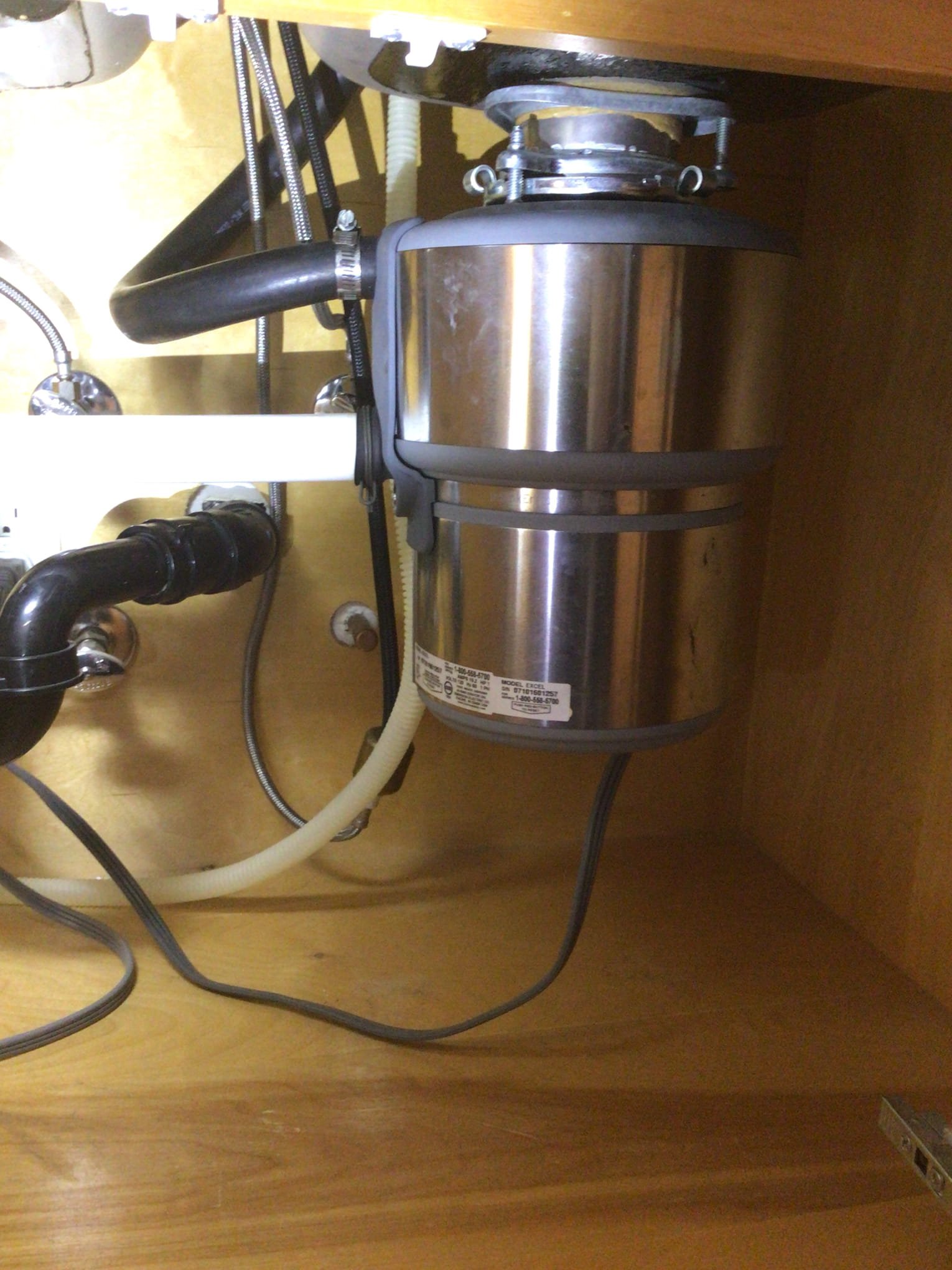 Old garbage disposal before replacement Glendora